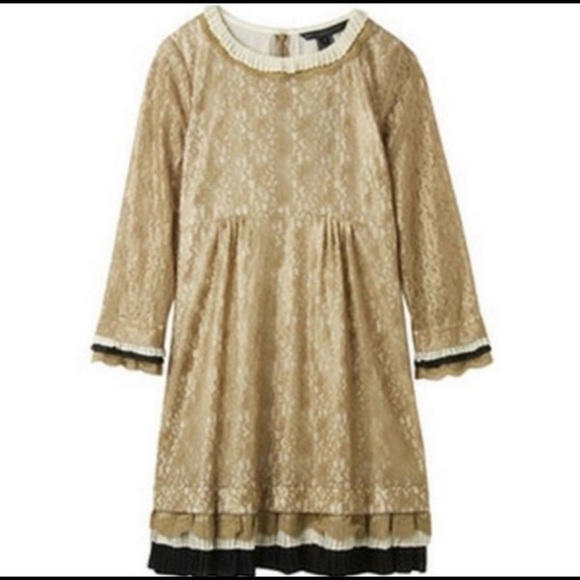 marc jacobs gold lame dress Marc Jacobs Floral Lamé Knit Sequin Dress – Recess